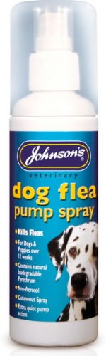 Dog Flea Pump Spray - Johnsons 100ml (TP)(JDFSP) - PawsPlanet Australia