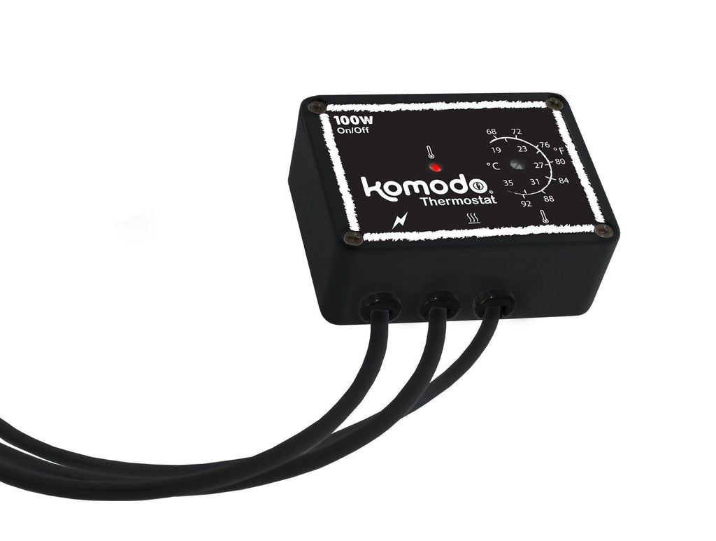 Komodo Thermostat 100 w, Maintaining Reptile Terrarium or Vivarium Temperature Thermostat 100W - PawsPlanet Australia