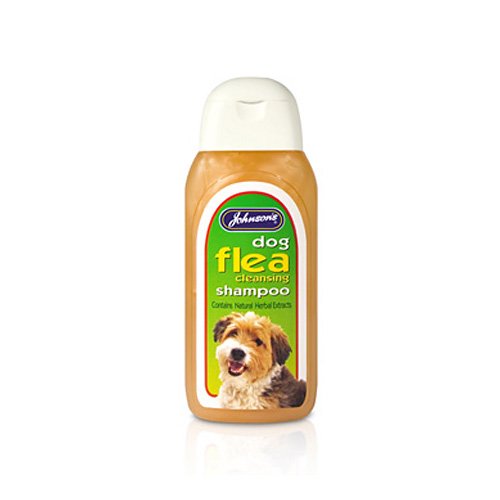 Johnsons Dog Flea Cleansing Shampoo 200ml 300g - Bulk Deal of 6x - PawsPlanet Australia