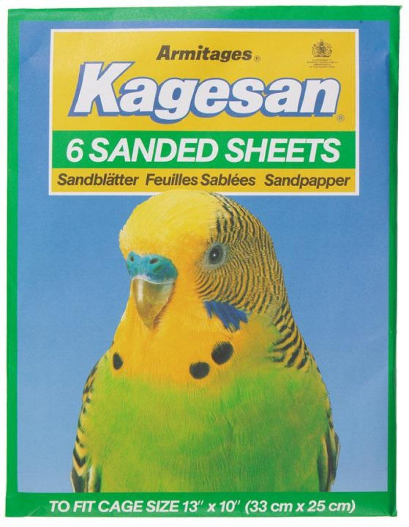 Kagesan Sanded Sheets No. 4 Green 33cm x 25cm 250g - Bulk Deal of 12x - PawsPlanet Australia