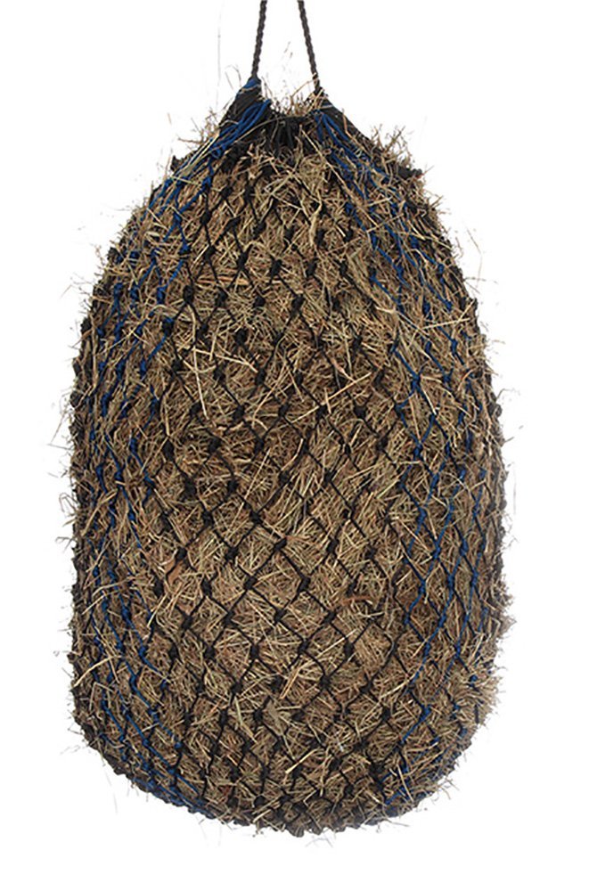 Shires Deluxe Haylage Nets Black Blue 36" - PawsPlanet Australia