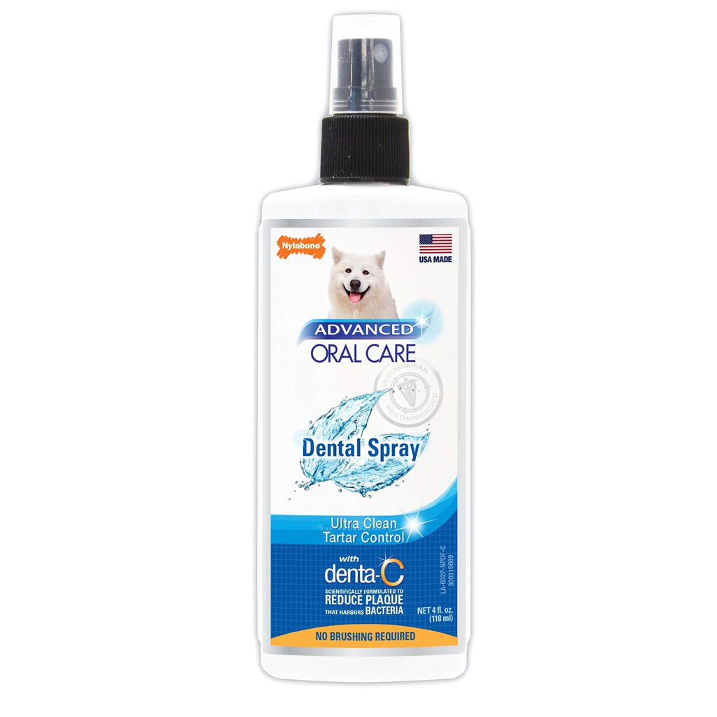 Nylabone Advanced Oral Care 4 oz Dog Dental Spray - PawsPlanet Australia