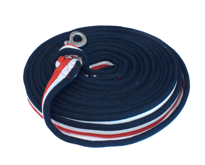 John Whitaker See Description Red/White/Blue Whitaker Lunge Line, Regular - PawsPlanet Australia