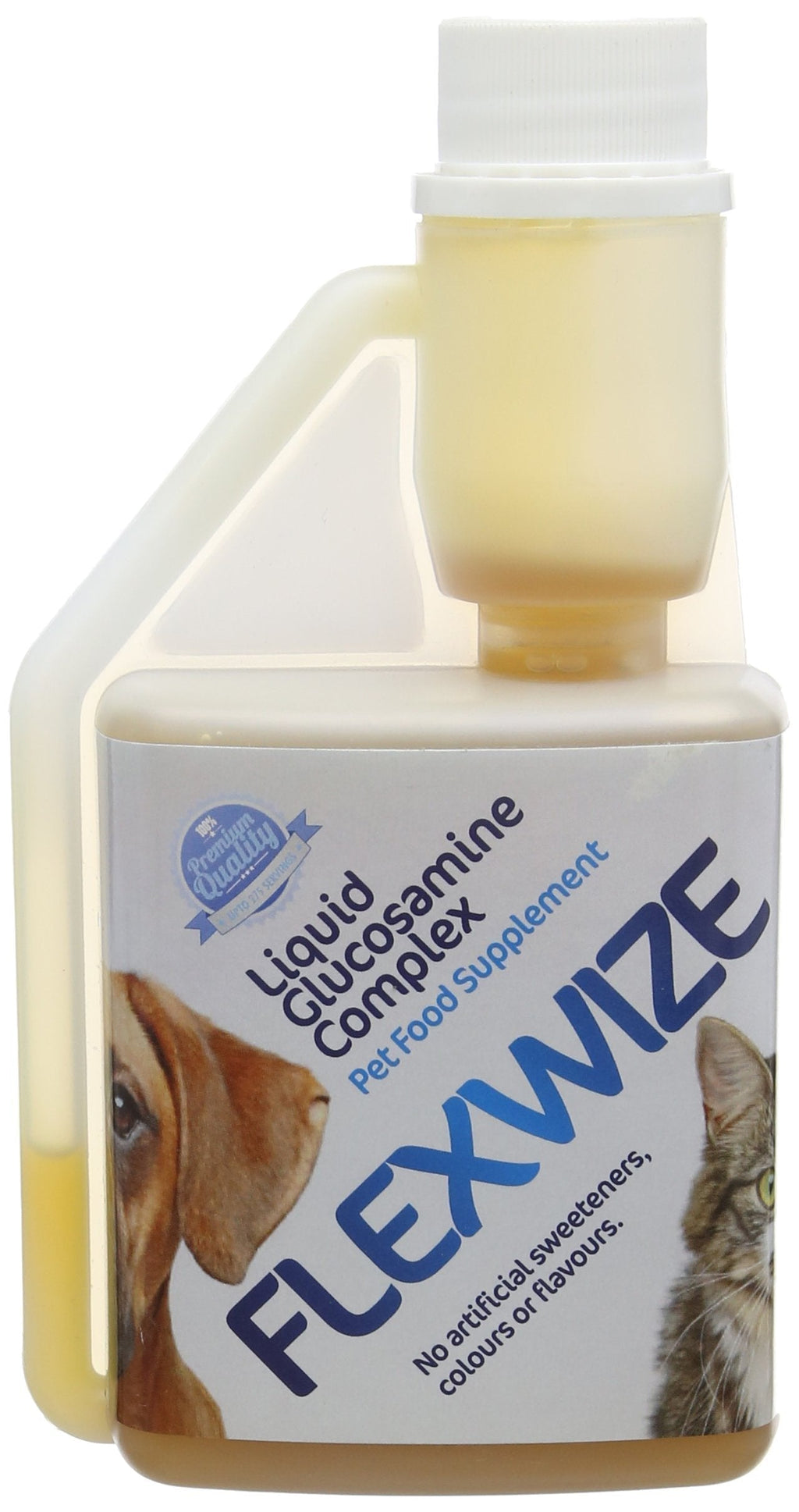 Imexa Flexwize Liquid Glucosamine Complex Bottle for Dogs and Cats 275 ml - PawsPlanet Australia