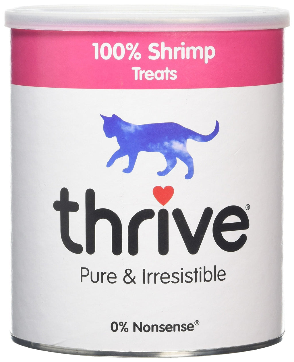 Thrive Cat 100% Shrimp Treats MaxiTube - 110g 110 g (Pack of 1) - PawsPlanet Australia