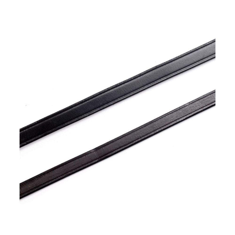 Plain Leather Reins with Billet Fastenings Black or Brown Pony 1/2" - PawsPlanet Australia