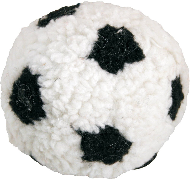 Dog Life Berber Soft Fleece Squeaky Football Dog Toy, 12 cm(Random color delivered) - PawsPlanet Australia