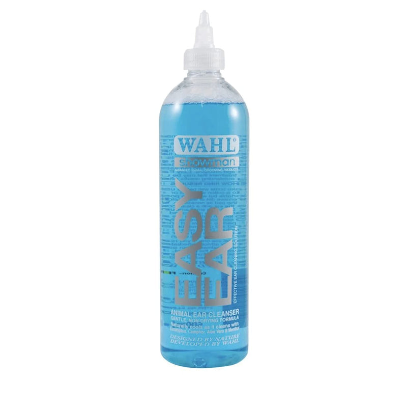 Wahl Easy Ear Cleanser, Ear Cleaner Solution for Pets, Easy Ear Cleaning Fluid for Dogs and Cats, Pets at Home, Pet Ear Cleaner, Remove Pets Ear Wax, Detergent Free, 500ml Easy Ear Cleaner 500 ml (Pack of 1) - PawsPlanet Australia