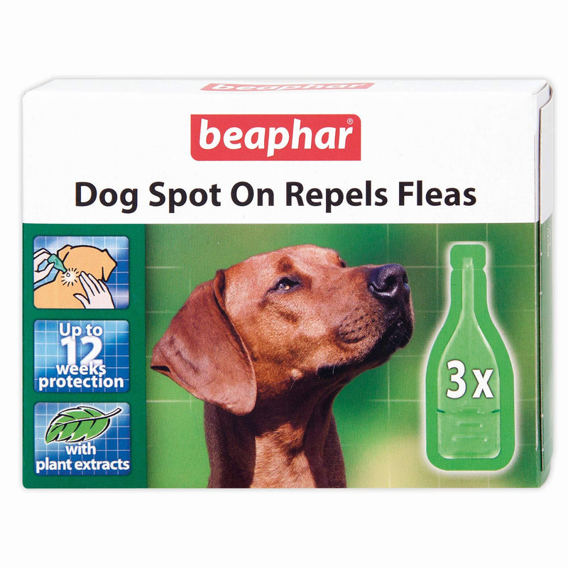 Beaphar Dog Spot-On Repels Fleas - PawsPlanet Australia