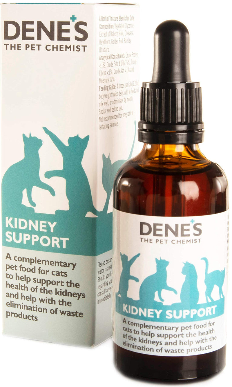 Denes Kidney Support (Cat) 50ml 1 Blue - PawsPlanet Australia