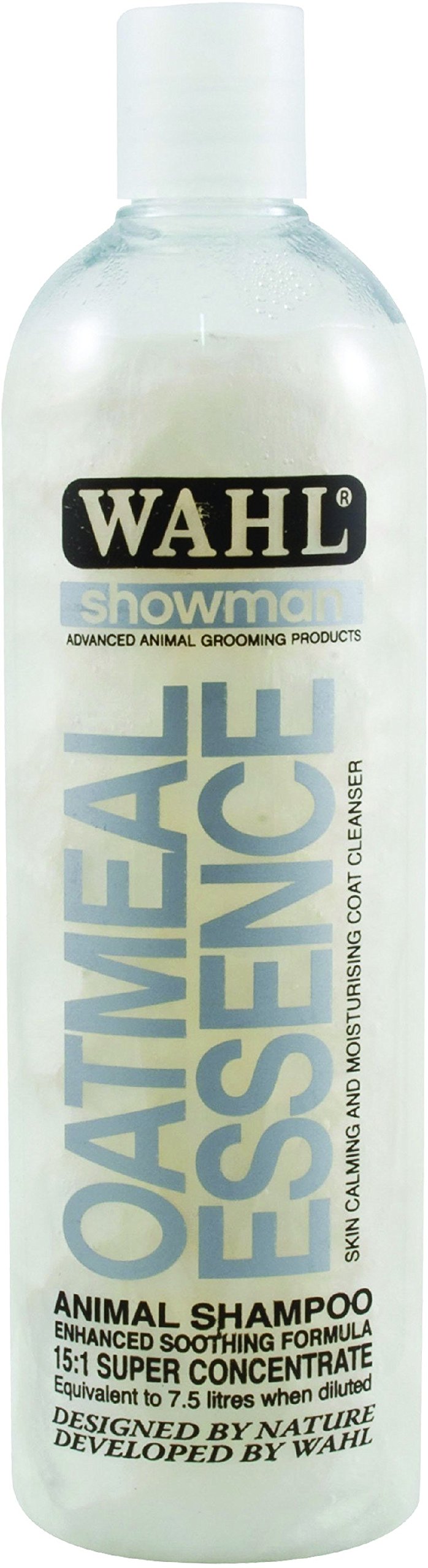 500ml Wahl Showman Oatmeal Essence Shampoo Dog/ Horse Grooming - PawsPlanet Australia
