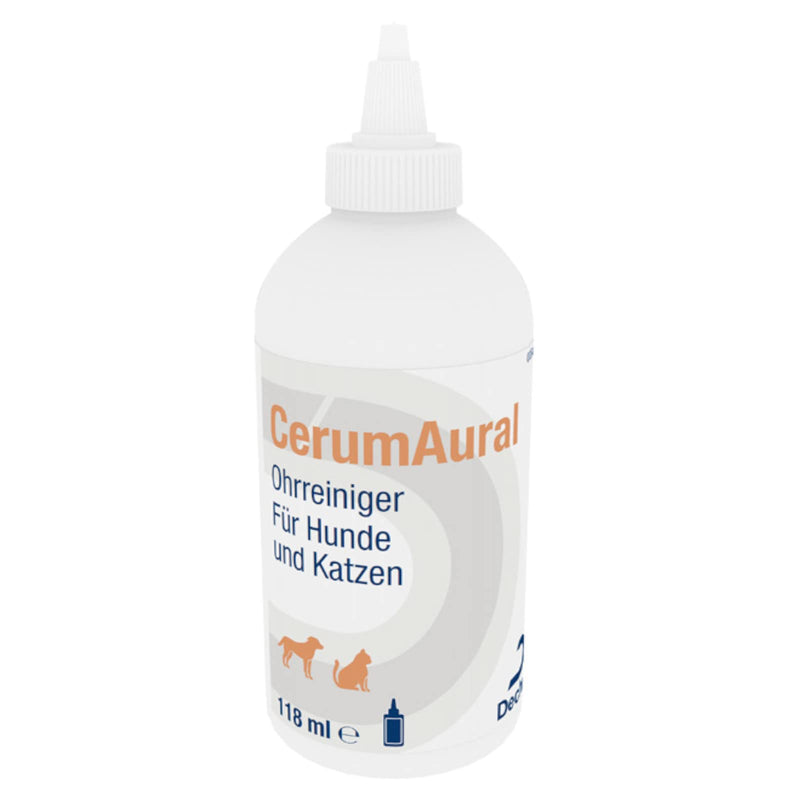 Dechra CerumAural Ear Flush for Dogs, 118 ml Bottle 118 ml (Pack of 1) - PawsPlanet Australia