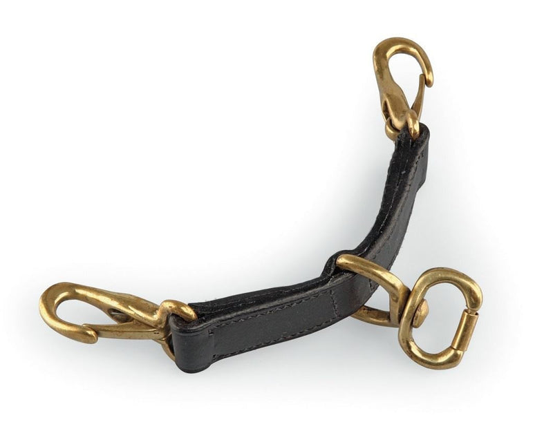 Shires Blenheim Leather Newmarket Attachment-Black Large - PawsPlanet Australia