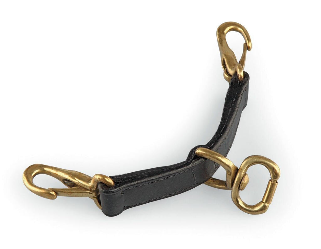 Shires Blenheim Leather Newmarket Attachment-Black Small - PawsPlanet Australia