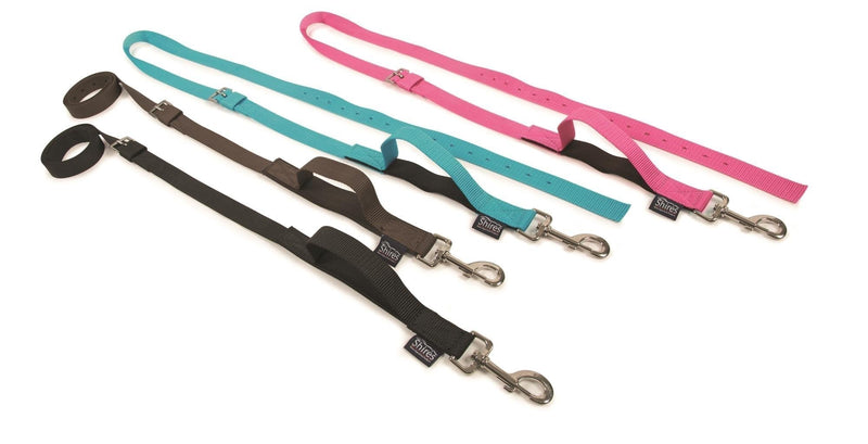 Shires Nylon Web Side Reins Black - PawsPlanet Australia