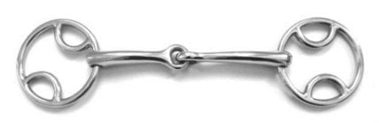 Shires Bevel Bit with Jointed Mouth-As supplied 4 1/2" - PawsPlanet Australia