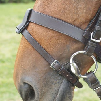 Shires Equestrian - Blenheim Flash Noseband Attachment - Havana - Size: Onesize - PawsPlanet Australia