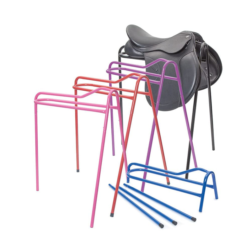 Shires Collapsible Saddle Stand Purple - PawsPlanet Australia