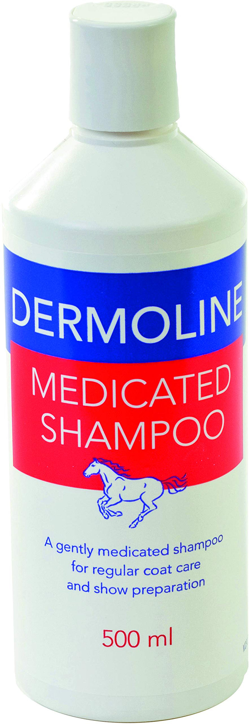 Other Unisex's BHB0055 DERMOLINE Medicated Shampoo, Clear, 500 ml - PawsPlanet Australia