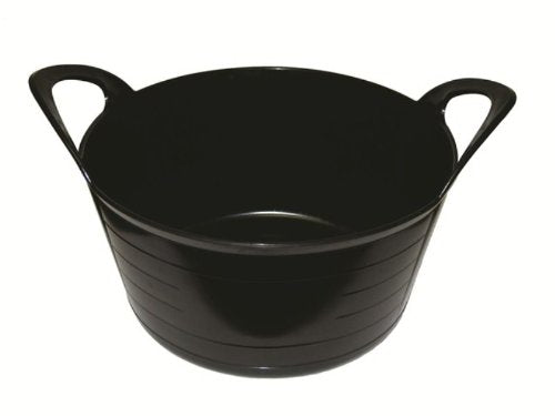 ProStable - Flexi Rubber Feed Skip Bowl Black x Small 12 Lt - PawsPlanet Australia