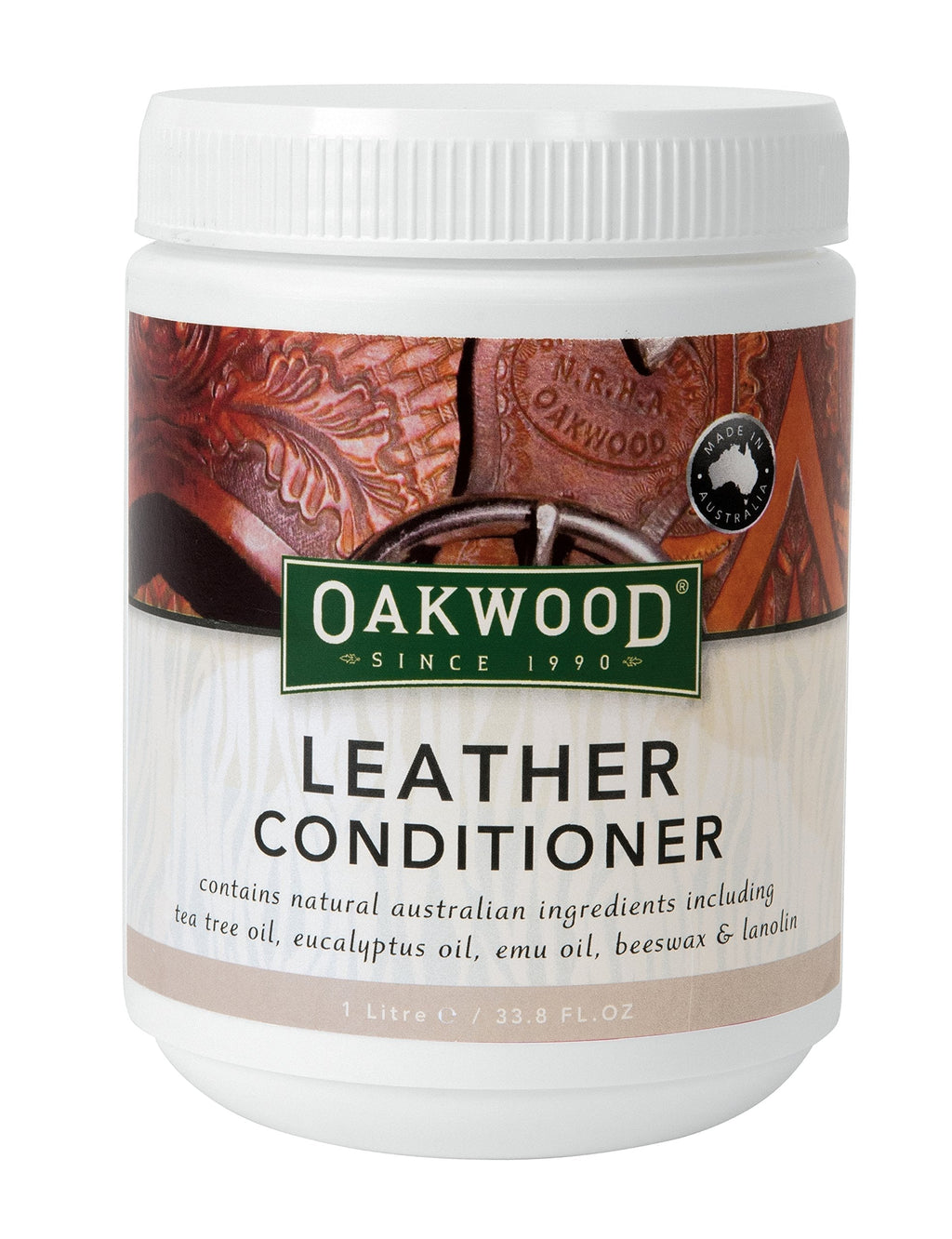 Signature Oakwood Leather Conditioner - 1 kg - Clear, Unisex - PawsPlanet Australia
