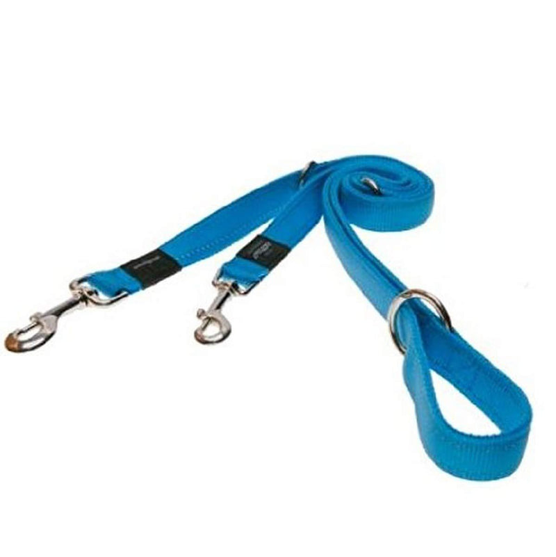 Rogz Snake Multipurpose Lead Reflective, Turquoise - PawsPlanet Australia