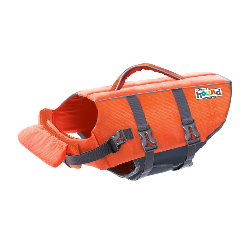 Outward Hound Granby Splash Orange Dog Life Jacket, XS - PawsPlanet Australia