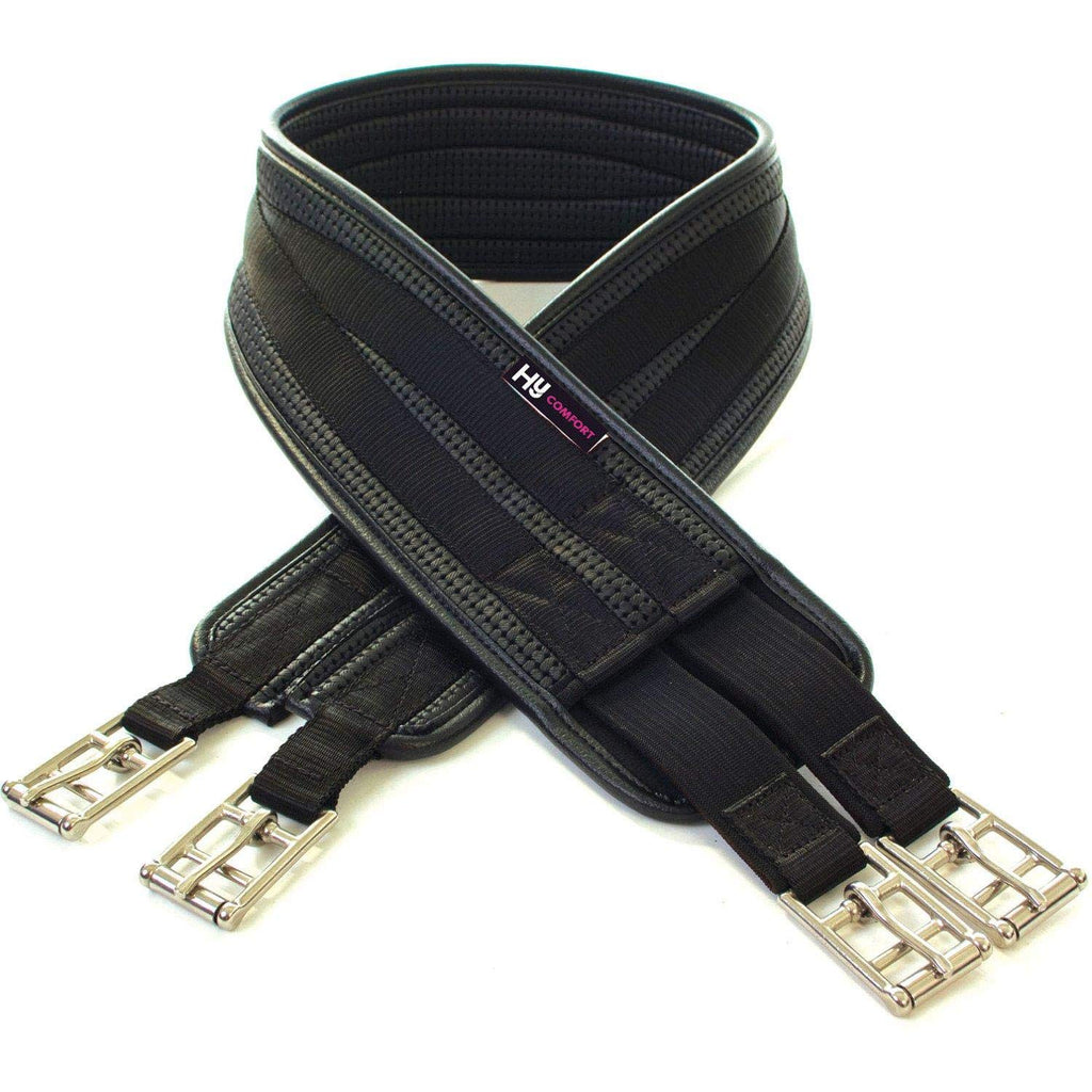 HyCOMFORT Waffle Girth: Black: 44 - PawsPlanet Australia