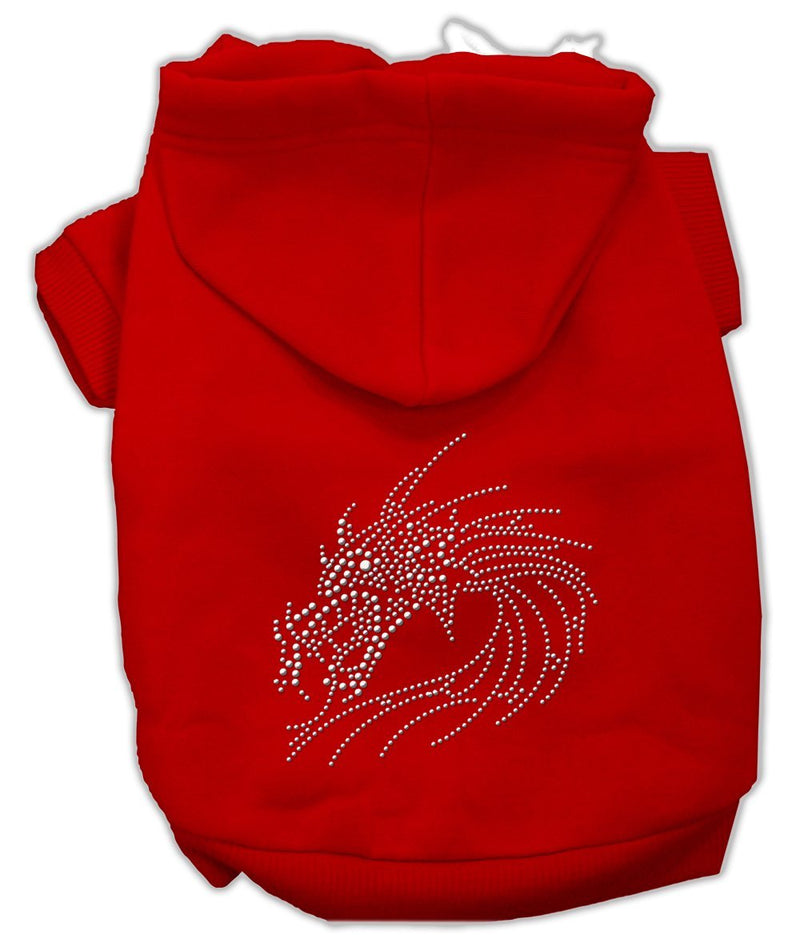 Mirage Pet Products 20-inch Studded Dragon Hoodies, XXXL, Red - PawsPlanet Australia