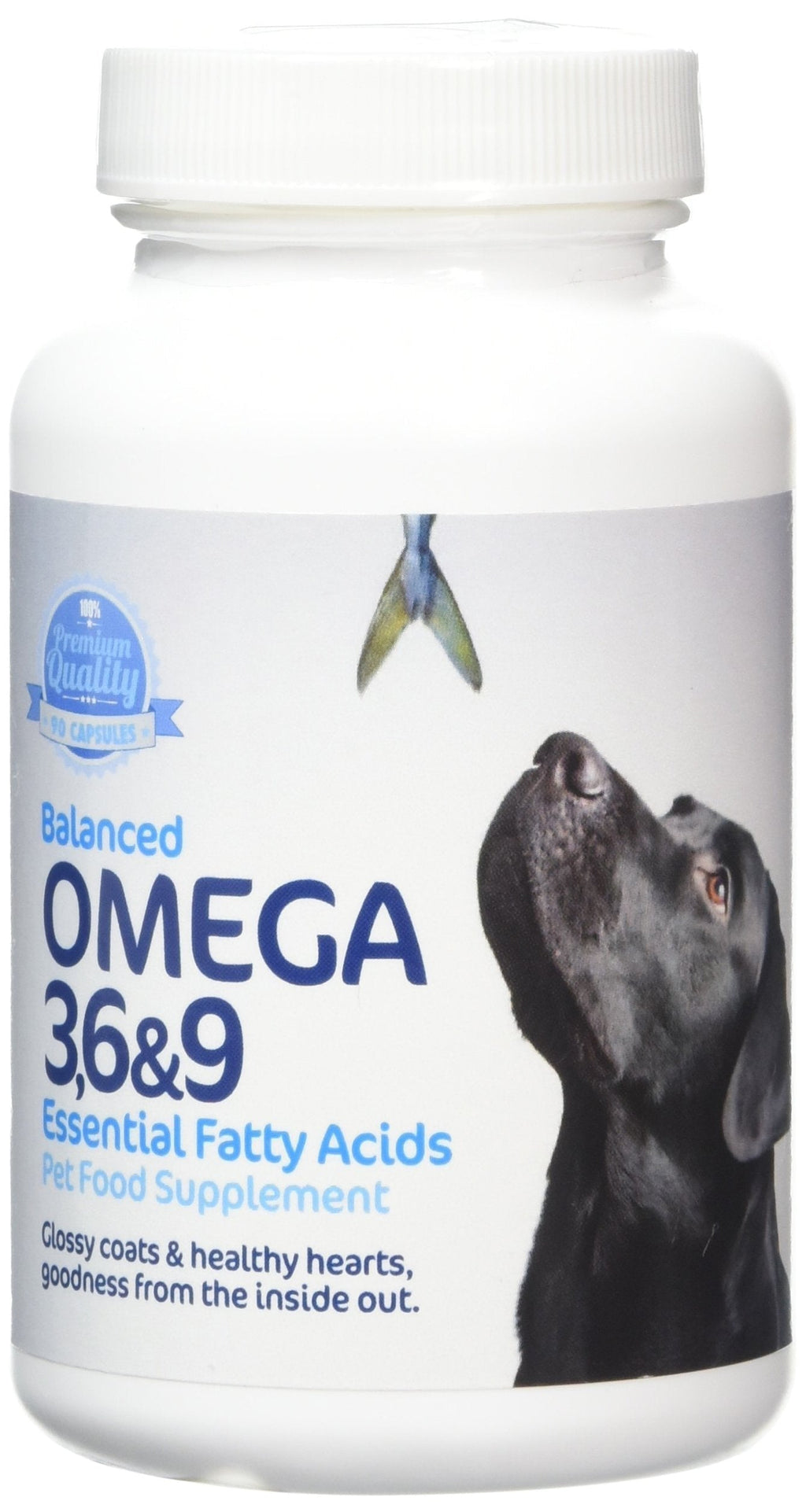 Imexa Balanced Omega 3, 6 and 9 Essential Fatty Acids Softgel Capsules for Dog 1000mg (Pack of 90) - PawsPlanet Australia