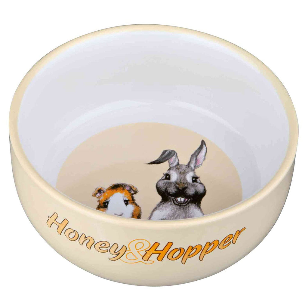 Trixie Honey and Hopper Ceramic Bowl, 11 cm - PawsPlanet Australia