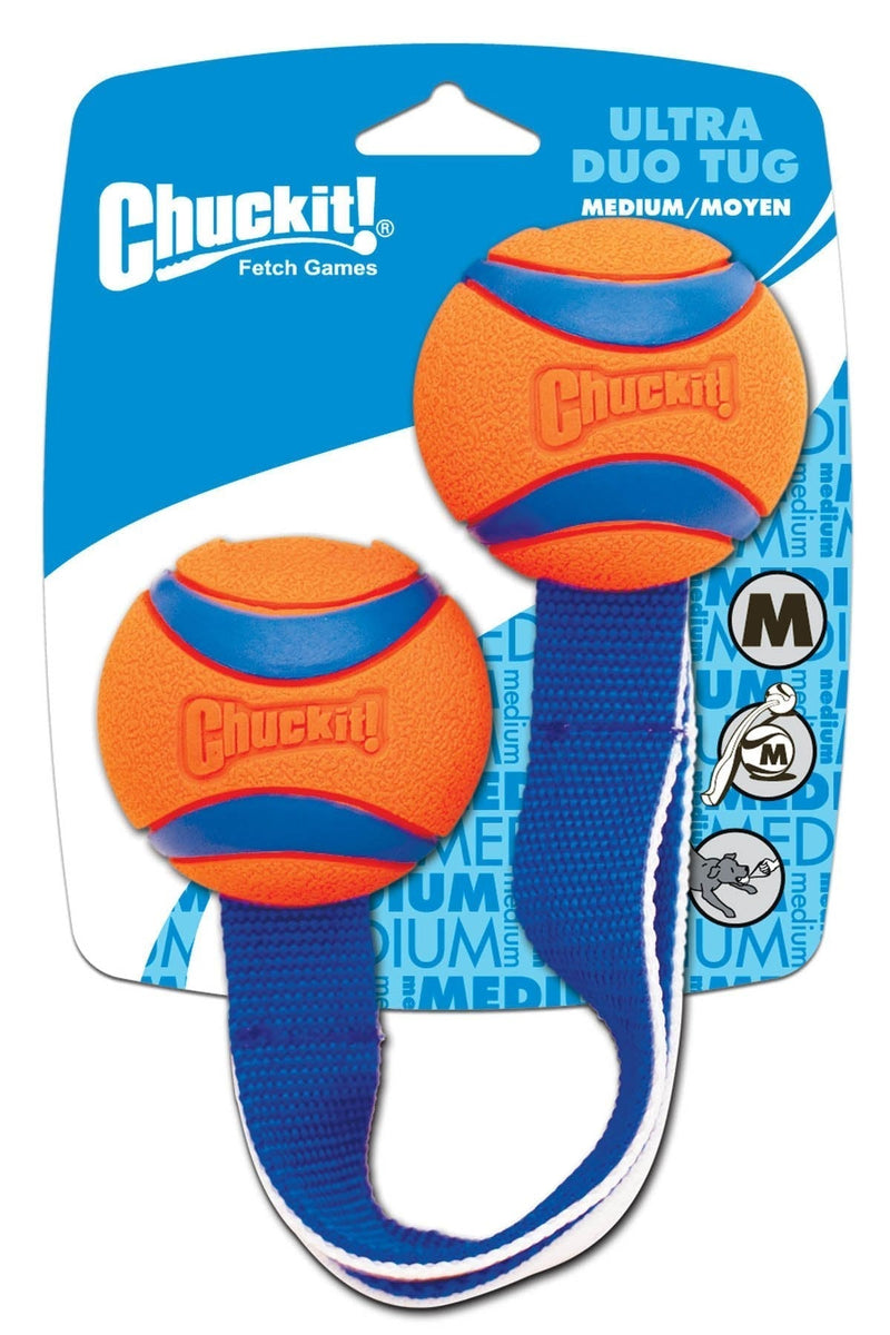 Chuckit! Ultra Duo Tug Dog Toy, 6 cm, Medium - PawsPlanet Australia