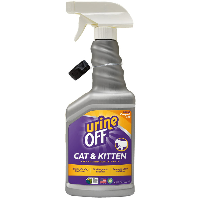 Urine OFF Cat and Kitten Spray for Hard Surfaces, 500ml - Made in USA - PawsPlanet Australia