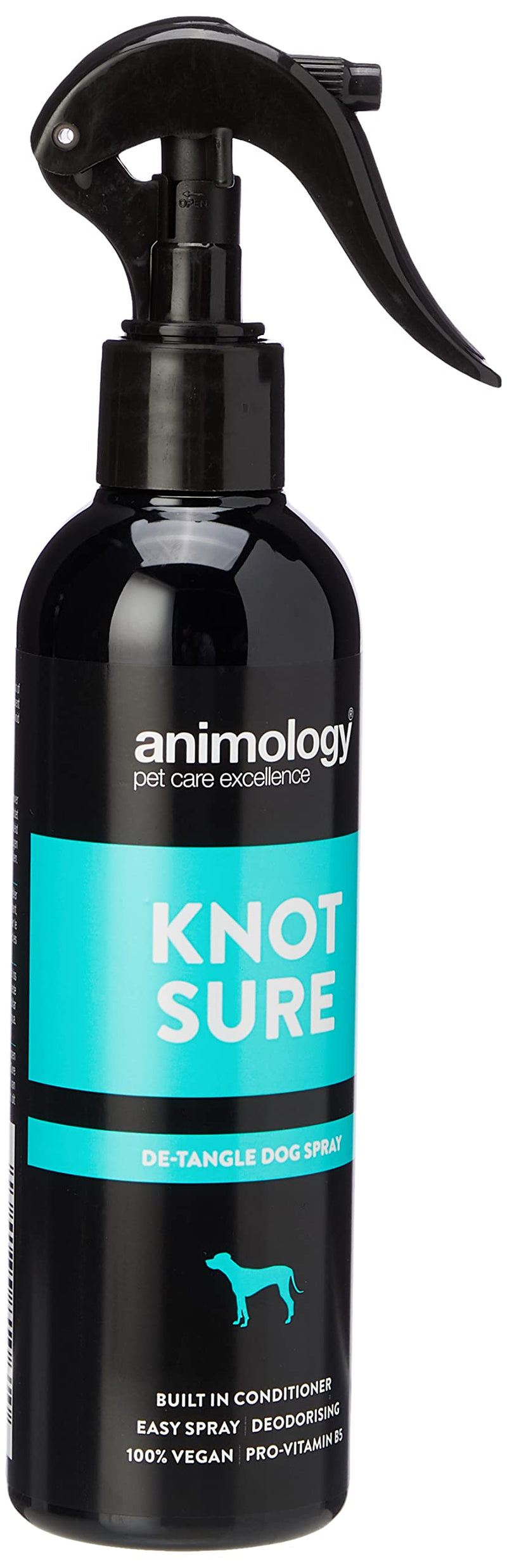 ANIMOLOGY Knot Sure Detangle Spray  250 ml Detangling Spray with Vitamins and Conditioners or Easy Grooming Dog Coat  Mild, Balanced PH Formula 250 ml (Pack of 1) - PawsPlanet Australia