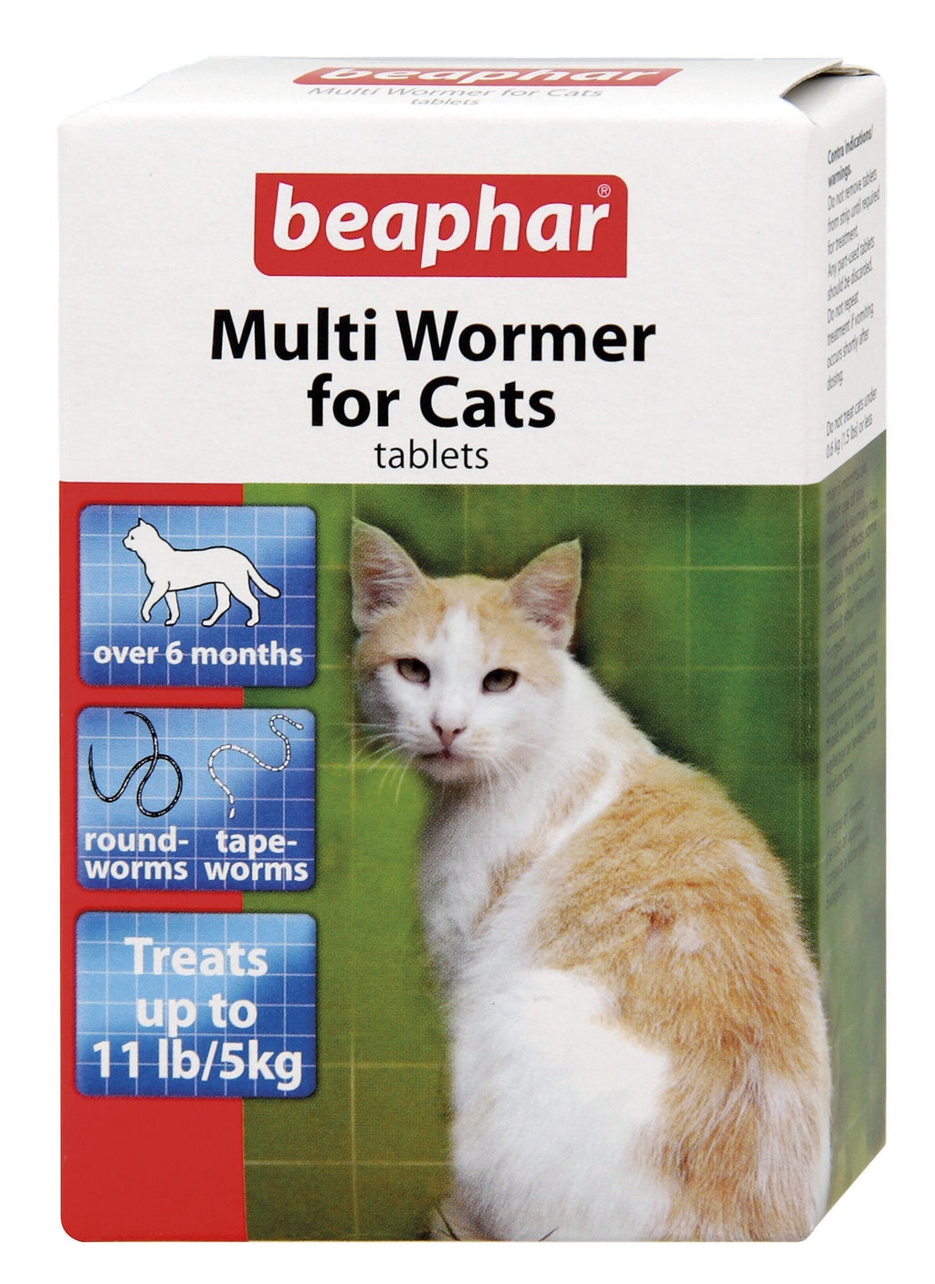 Beaphar Multiwormer for Cats 12 Tablets (Pack of 3) - PawsPlanet Australia