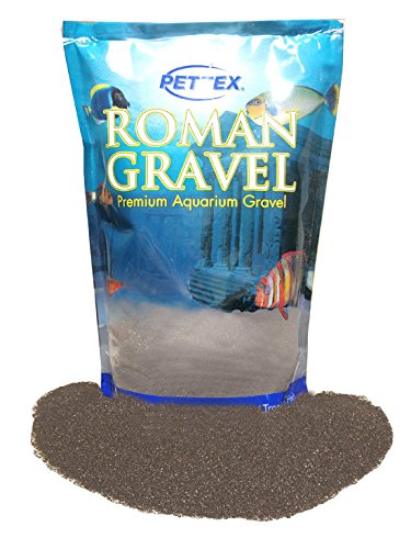 Pettex Roman Gravel Aquatic Roman Gravel, 2 Kg, Black Sand - PawsPlanet Australia