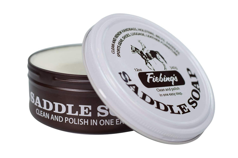 Fiebings Saddle Soap (White, 12oz) - PawsPlanet Australia