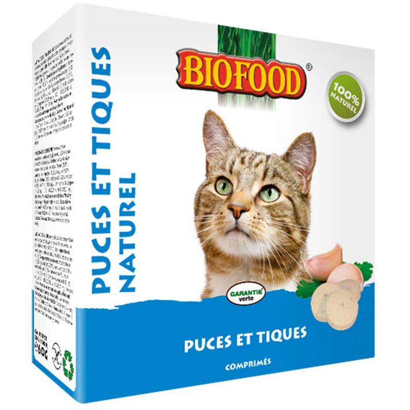 Biofood Cat Garlic Tablets - Natural - PawsPlanet Australia
