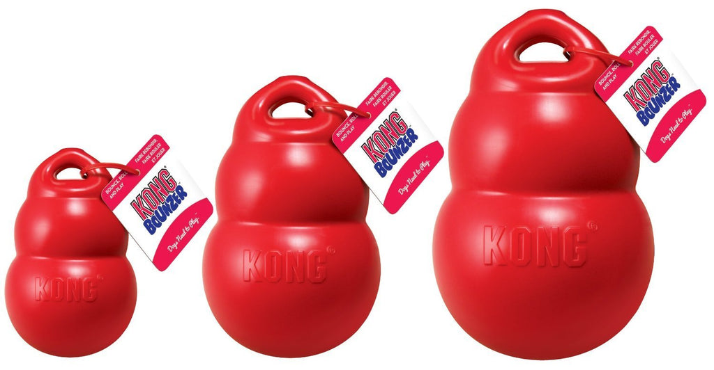 KONG Bounzer Dog Toy, Medium, Red - PawsPlanet Australia