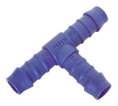 4mm 5/32" T PIECE TEFEN PLASTIC NYLON BARBED TUBING EQUAL CONNECTOR FUEL RUBBER PIPE JOINER HOSE INLINE REPAIR - PawsPlanet Australia