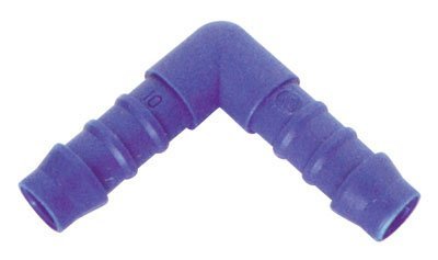6mm 1/4 Elbow Plastic Barbed Hose Pipe Connector Suitable for Fuel Water Oil Gas - PawsPlanet Australia