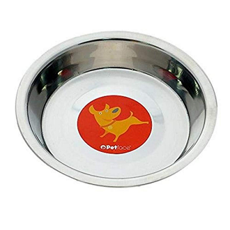 Petface Stainless Steel Puppy Dog Bowl Puppy Dish - PawsPlanet Australia