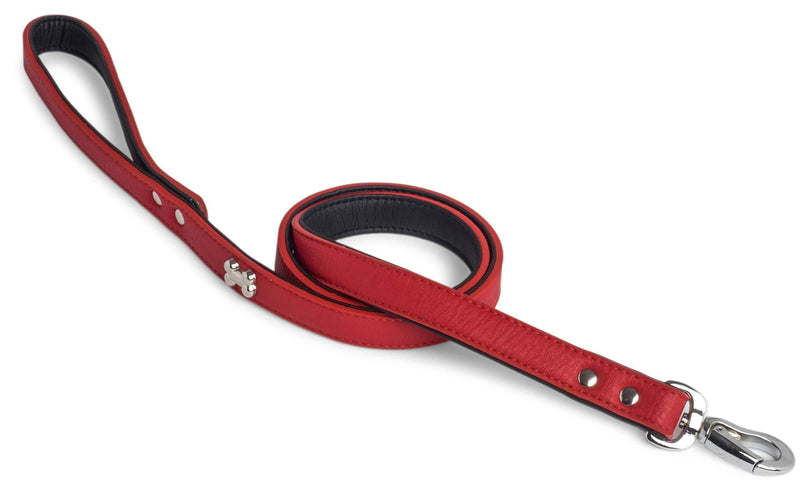 Petface Bones Dog Lead, Small, Red - PawsPlanet Australia