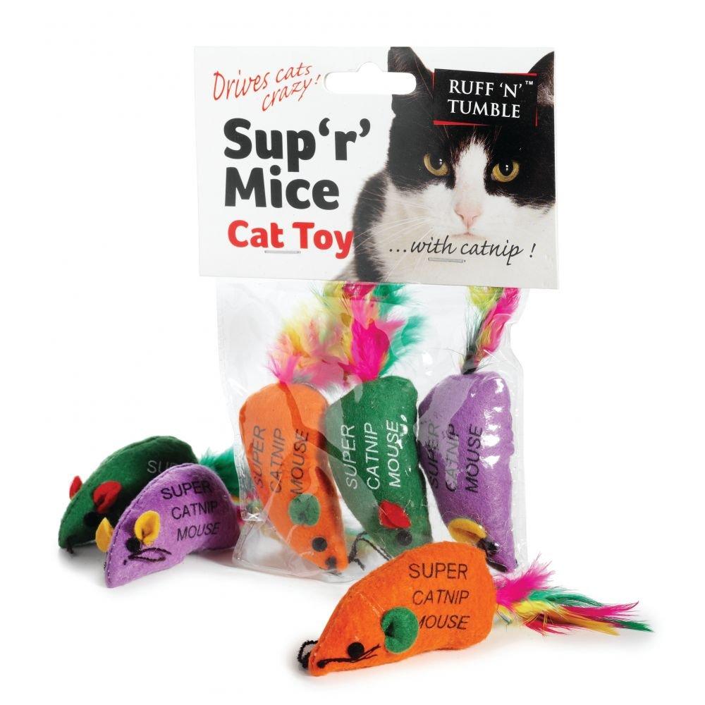 Ruff N Tumble Sup 'r' Mice, 3 Pieces - PawsPlanet Australia