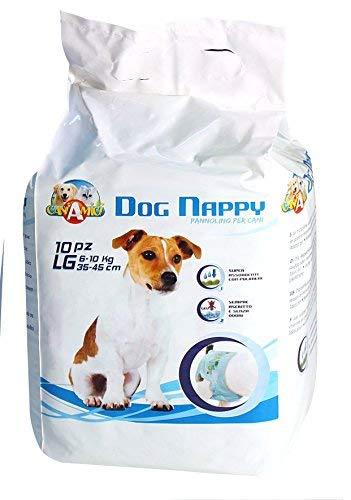 Croci Dog Nappy, Large, Pack of 10 - PawsPlanet Australia