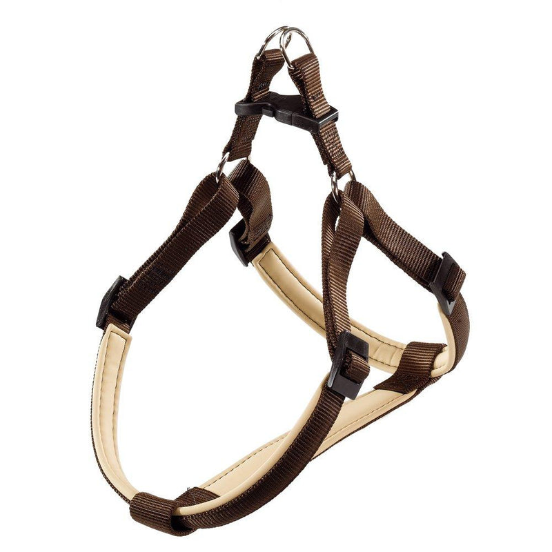 Ferplast Daytona P Dog Harness, L, 65 - 70 cm/ 66 - 73 cm, Brown Large - PawsPlanet Australia