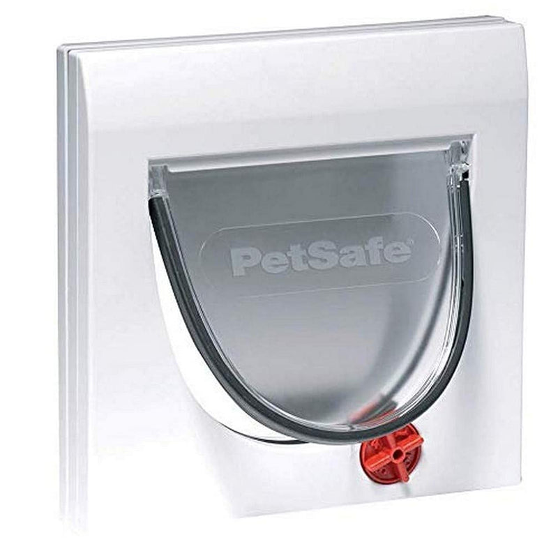 PetSafe Staywell 4 Way Locking Classic Cat Flap, Easy Install, Durable, Pet Door for Cats - (Tunnel Included) With Tunnel - PawsPlanet Australia