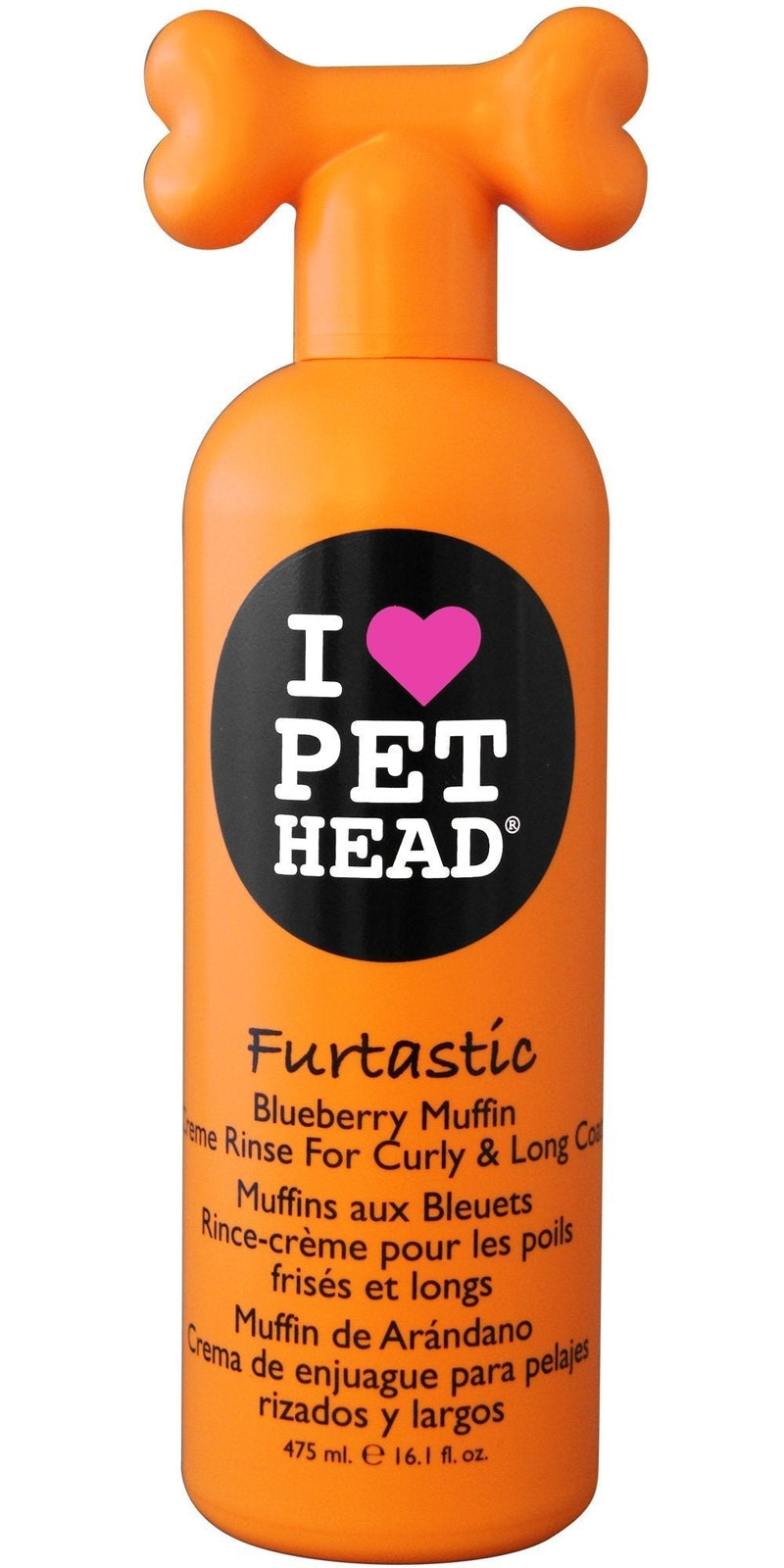 [Australia] - Pet Heads Furtastic Blueberry Muffin Creme Rinse for Curly and Long Coat (16 oz) 