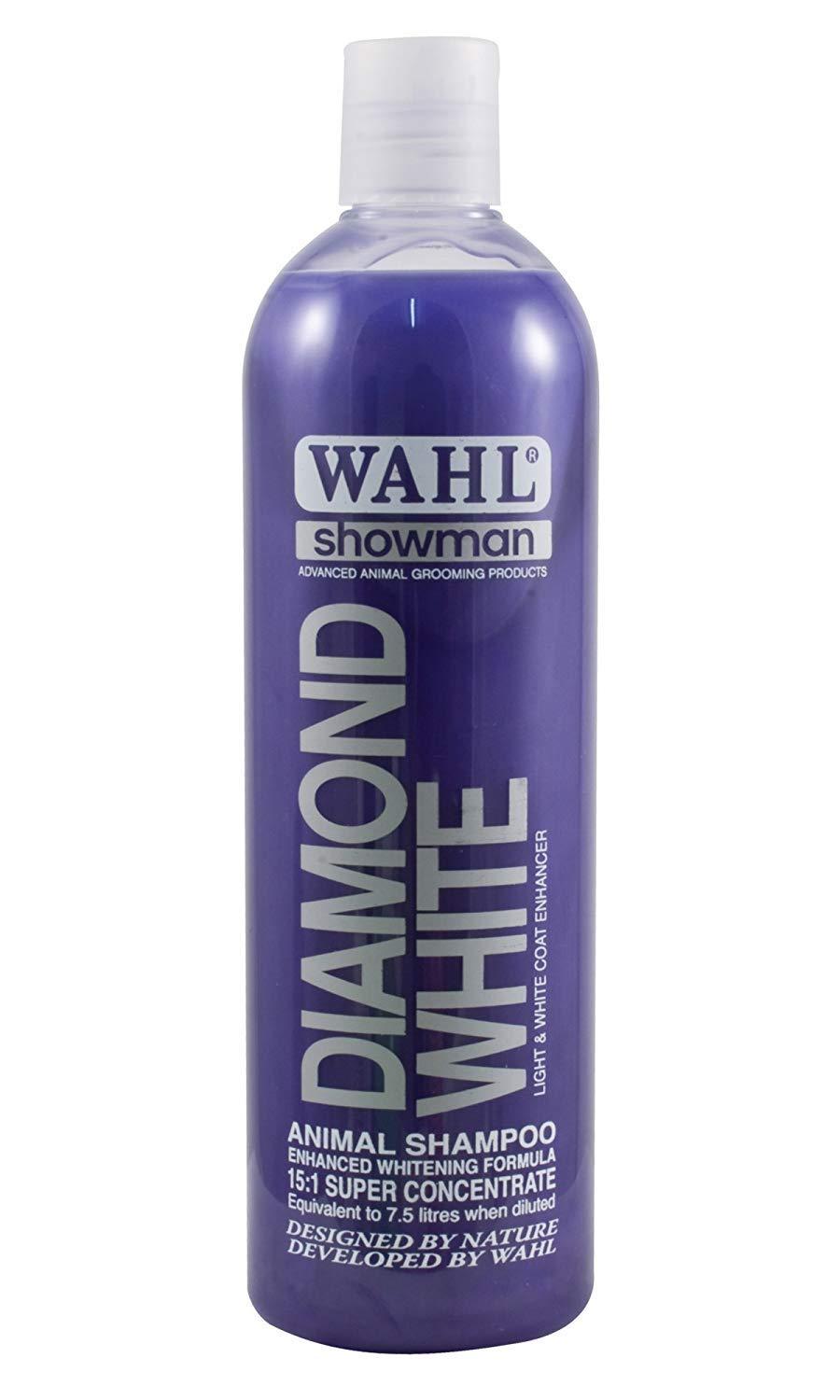 WAHL Showman Shampoo, 500 ml, Diamond White 500 ml (Pack of 1) - PawsPlanet Australia