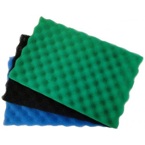 Garden Fish Pond Spare Replacement Filter Foam Sponge Set x3 Fine Medium Coarse (36" x 24") 36" x 24" - PawsPlanet Australia